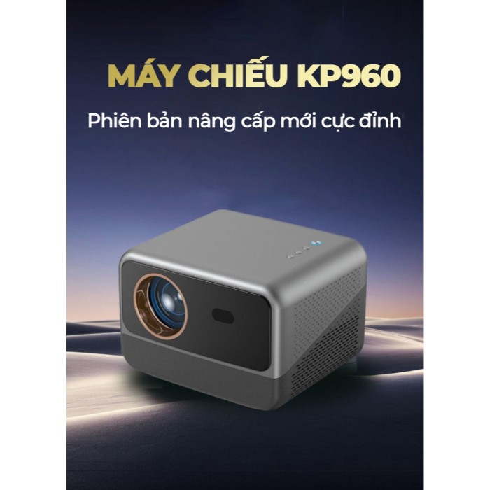 Máy chiếu Mini KAW KP960 siêu nét, Hỗ trợ độ phân giải 4K, Sắc nét, Phiên bản mới, Auto Focus, Giảng dạy, Hotel, Sự kiện